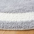 thumbnail image 3 of SAFAVIEH Vermont Winslow Modern Area Rug, Grey/Ivory, 3' x 3' Round, 3 of 5