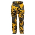 thumbnail image 2 of Rothco Color Camo Tactical BDU Pant - Stinger Yellow Camo, Small, 2 of 5
