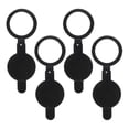 thumbnail image 1 of Black Copper Door Viewer Covers for Home Security 4Pcs Peephole Privacy Shields, 1 of 5