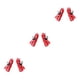 thumbnail image 2 of Soidarity 1 par de pastillas de freno, piezas de bloque de freno, accesorio de repuesto, accesorios de ciclismo, componente de ruedas, pieza de Rojo rojo 3piezas, 2 of 6