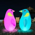 thumbnail image 2 of TIELUTT Floating Pool Lights Solar Rechargeable1PC Inflatable Penguin Pool Lights Glow in the Dark Ice Battery Charger Wedding Tent Lighting Tent Light Fan with Remote Portable Tent Emergency Prepane, 2 of 8