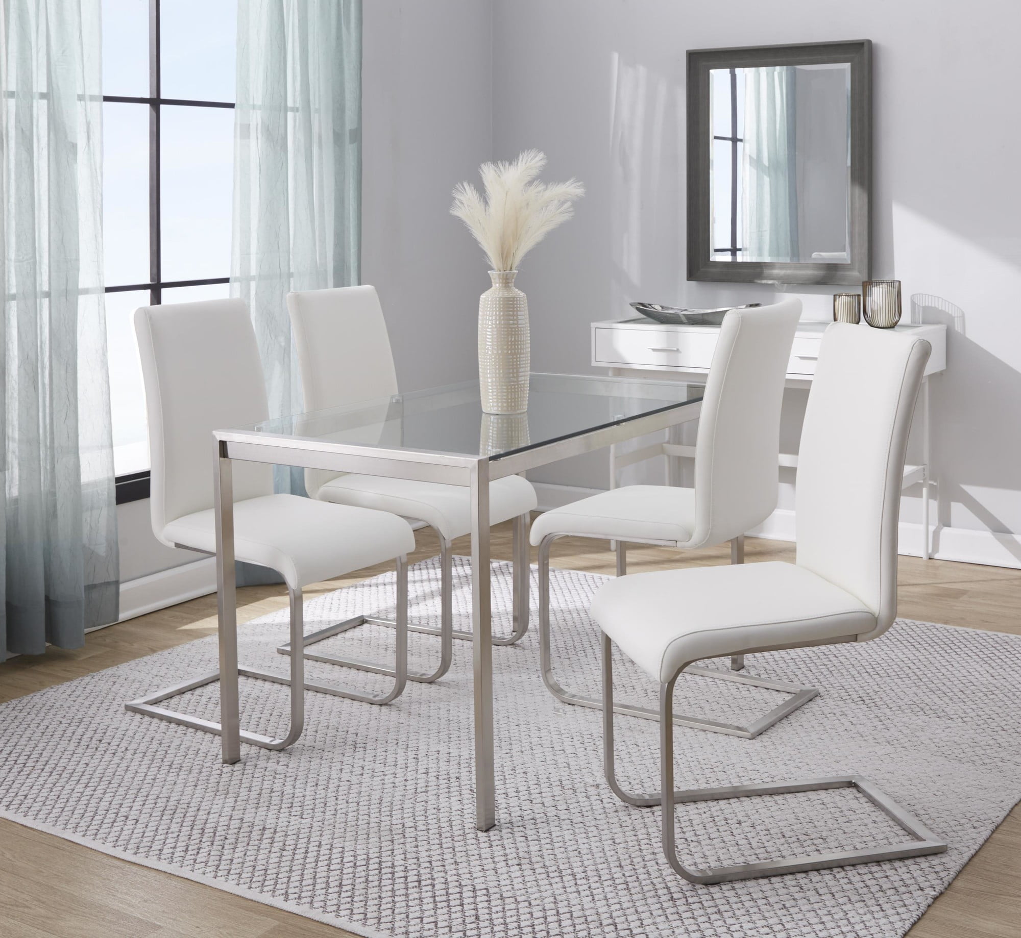 LumiSource Fuji-Foster Dining Set - Thumbnail 3