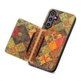 thumbnail image 6 of ELEHOLD for Samsung Galaxy S24 Plus Leather Wallet Case,Cover with Retro Flower Pattern Built-in Card Slots Kickstand Shockproof Protective Phone Case for Samsung Galaxy S24 Plus,Autumn, 6 of 6