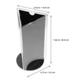 thumbnail image 2 of HOMOBABE Table Menu Display Stand Black 2Pcs 7.86X3.93X3.73in, 2 of 8