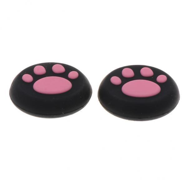 Bunblic 4xReplacement Analog Joystick Thumb Stick Silicone Cap for PSV1000/2000 Pink