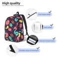 thumbnail image 5 of Daiia Donuts1 Vintage Canvas Backpack for Men and Women ,Hiking Backpack,Travel Laptop Bag for School,Large Capacity Backpack, 5 of 8