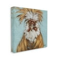 thumbnail image 3 of Stupell Blue Country Rooster Portrait Animals & Insects Painting Gallery Wrapped Canvas Print Wall Art, 3 of 7