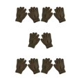 thumbnail image 2 of Guantes Qarigey para niños de punto color sólido invierno verde, 2 of 6