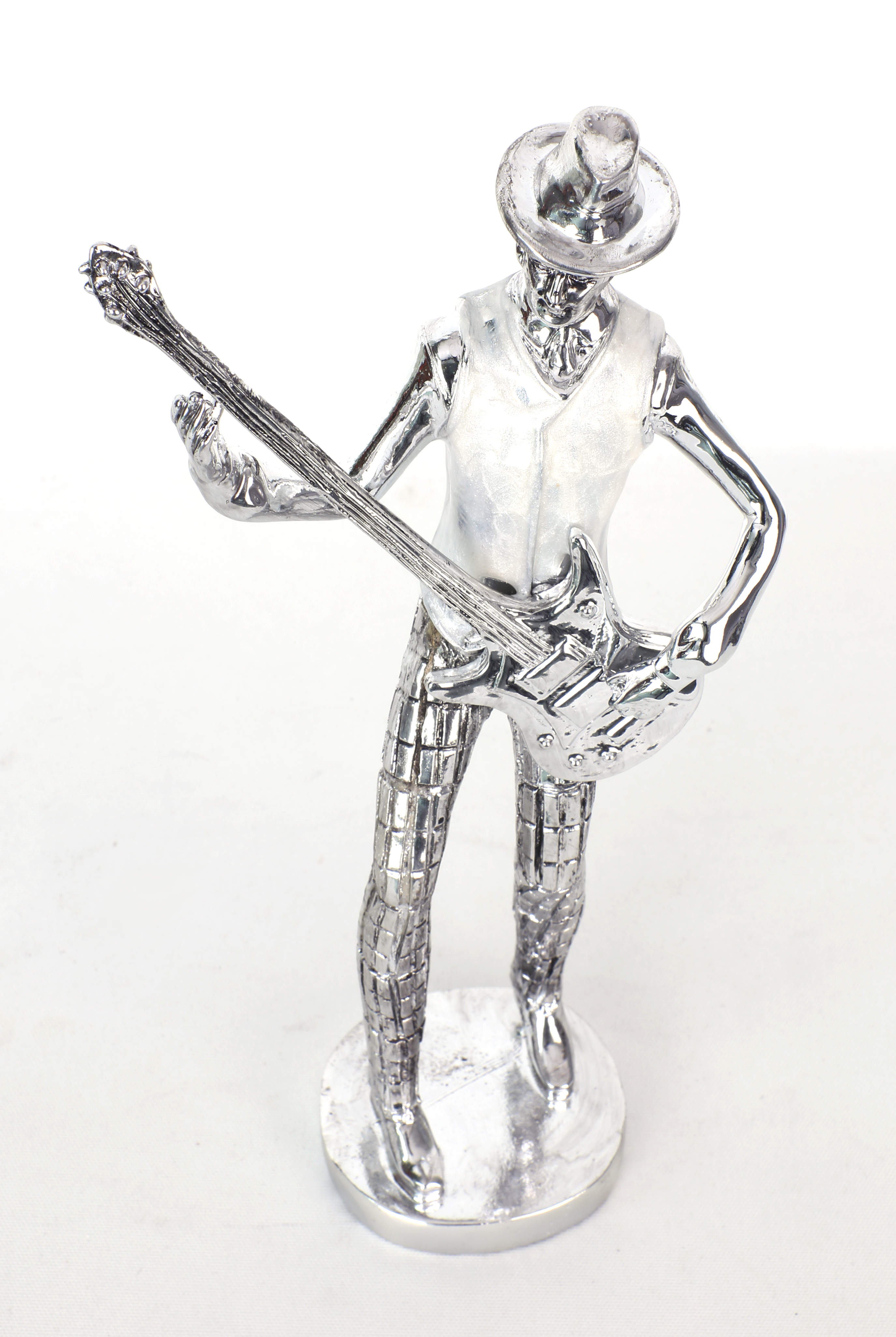 ArtMaison Canada, Playing Guitar Musician Figurine, 4x12 Inch Large
