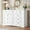 White, variant on Aunfebrco Black Dresser for Bedroom Farmhouse Chest of Drawers with Charging Station, Modern 9 Drawers Dresser Storage Tower Organizer for Living Room Closet