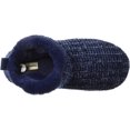 thumbnail image 5 of Dearfoams Women's Chenille Bootie Slipper, Peacoat, Size X-Large, 5 of 5