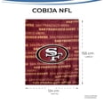 thumbnail image 3 of COBIJA FRAZADA NFL DE MICROPOLAR SAN FRANCISCO 49S 100% ORIGINAL, 3 of 6
