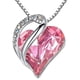 thumbnail image 1 of Collar De Corazón De Amor, Collar Con Colgante De Corazón De Cristal Para Mujer, Regalos De Joyería Para Mujer Methold AP007558-02, 1 of 6