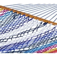 thumbnail image 2 of Bliss Hammocks BH-409M Multi-Color Rope Hammock w/ Spreader Bars & Hanging Hardware | 55-in. Wide | 450 Lb. Capacity, 2 of 5
