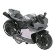 thumbnail image 2 of Pull Back Motorcycles Toy, High Simulation Detailed Interior Alloy Motorcycle Toys Model  For Kids Gifts Grey, 2 of 8