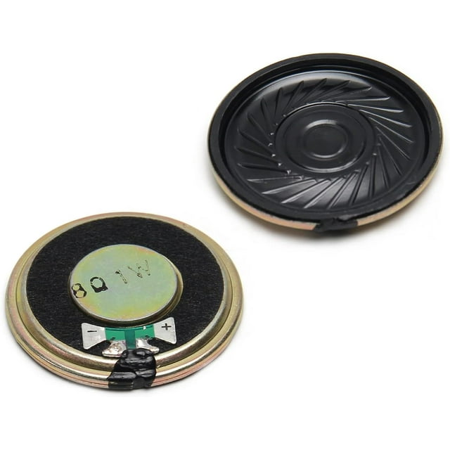 HUGFEGWE 2 Pcs Haut-Parleur Magnétique DIY 1W 8 Ohms Diamètre 36mm Forme Ronde Remplacement Haut-Parleur CJB91-112244