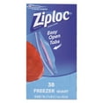 thumbnail image 4 of Ziploc 351177 6.97 in. x 7.7 in. 32 oz. Zipper Freezer Bags - Clear (38 Bags/Box, 9 Boxes/Carton), 4 of 5
