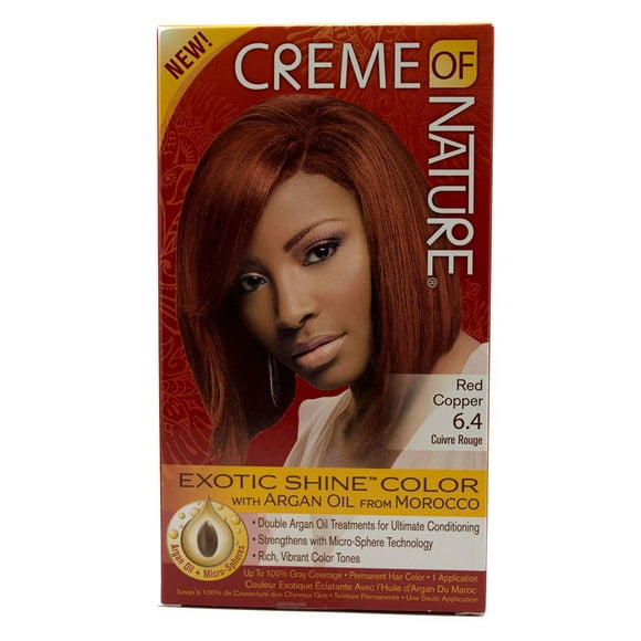 Hair Color Creme of Nature Exotic Shine 6.4 Copper Red 1 aplicación