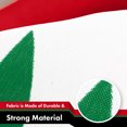 thumbnail image 5 of G128 Syria Syrian Flag | 3x5 Ft | LiteWeave Pro Series Printed 150D Polyester | Country Flag, Indoor/Outdoor, Vibrant Colors, Brass Grommets, Thicker and More Durable Than 100D 75D Polyester, 5 of 6
