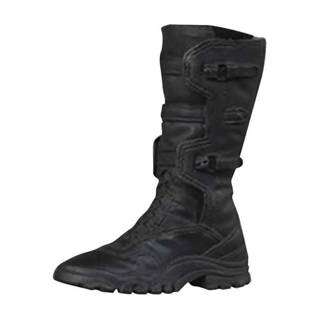 Leggings a escala 1/6, botas, muñecas, accesorios de vestir, botas de trabajo informales, botas para figuras Botas de hombre B