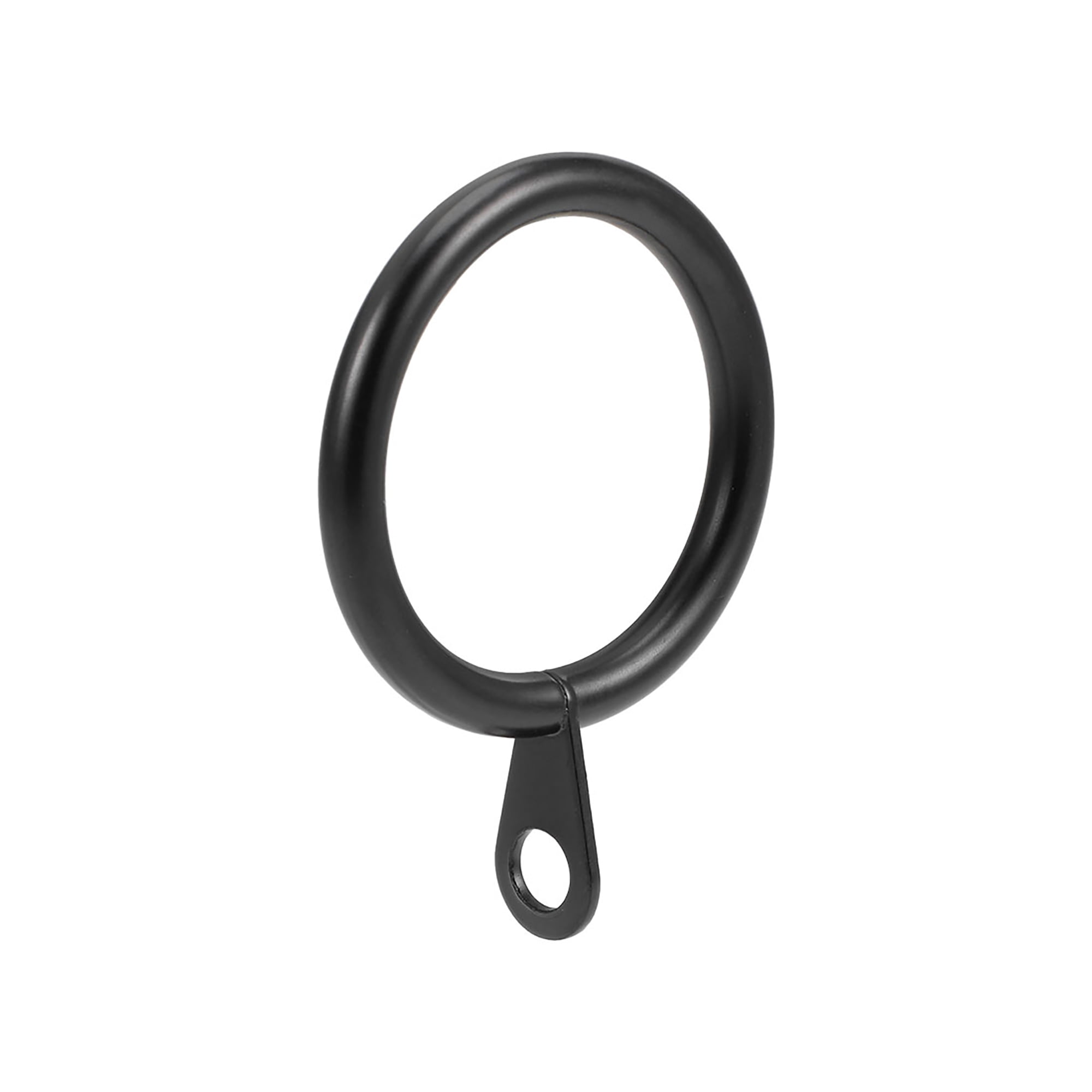 uxcell® 16pcs Window Curtain Drapery Eyelet Ring Fits 28mm Diameter Rods Black 