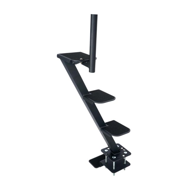 relayinert Boat Trailer Steps Non Slip for Surface Step 2 Easy Installation Professional Boat Steps Black 3 Steps