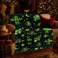 thumbnail image 3 of Alien Spaceship Planet Whimsical Space Theme, Playful Celestial Art Scene, Warm Flannel Blanket for Living Room and Bedroom, Celestial Art Lovers Housewarming Gift, Fantasy Home Decor, 3 of 9
