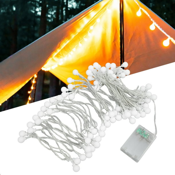 Guirlande Lumineuse De Camping à LED, Guirlande Lumineuse à LED étanche  3-4,5 V Pour L'extérieur Pour La Décoration Intérieure Pour La Fête 
