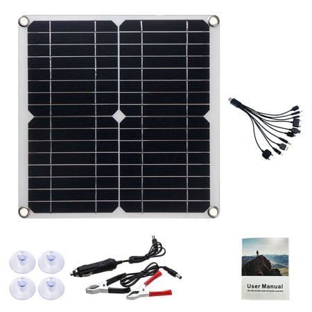

GLFILL 12W solar photovoltaic panel suitable for RV caravan family camping