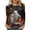 D-Multicolor, variant on Halloween Blouses for Women Plus Size Pumpkin Tees Sweatershirts Long Sleeve Crew Neck Fall Winter Tops