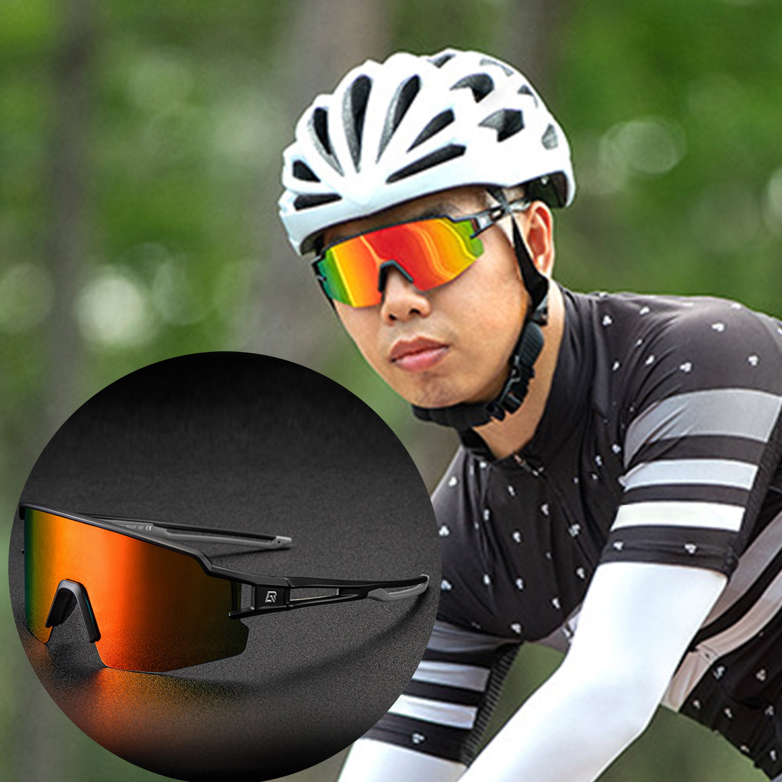 TOPEAK Cycling Polarized Sport Glasses Goggles Sunglasse TS001 Black Series 