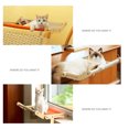 thumbnail image 3 of Percha para Ventana de gato ANGGREK Cama colgante de madera, 3 of 7