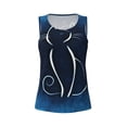 thumbnail image 6 of Sigee Cat Sketch for Women's Workout Tank Top,Running Tank Tops,Sleeveless Gym ClothesLarge, 6 of 8