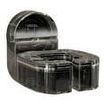thumbnail image 3 of 3 Soportes Para Secador De Pelo, Soporte Giratorio Para Secador De Pelo Para Baño, Puerta De Hotel, Negro Transparente, 3 of 8