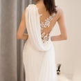 thumbnail image 4 of Mid-waist Dream See-through Super Fairy Light Wedding Dress, 4 of 5