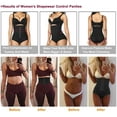 thumbnail image 6 of VASLANDA Waist Trainer for Women Seamless Butt Lifter Panty Hi-Waist Double Tummy Control Shapewear Stomach Body Shaper Postpartum Faja, 6 of 7