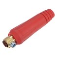thumbnail image 1 of TIG Soldadura Cable Panel Conector Zócalo Rápido Montaje DKJ 10-25 con 85mm Longitud, Rojo, 1 of 4
