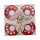 thumbnail image 1 of Adornos de donut navideños Strade Fareast Limited 4 piezas 2,7 pulgadas Rojo, 1 of 8