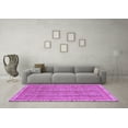 thumbnail image 3 of Ahgly Company Indoor Square Abstract Purple Modern Area Rugs, 8' Square, 3 of 4