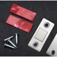 thumbnail image 2 of Invisible Magnetic Door Stoppers Stainless Steel/Magnet 16-Piece Silver, 2 of 2