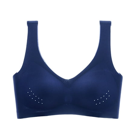 

dianhelloya sports bras for women Sports Bra Gather High Elasticity Breathable Lightweight Comfortable See-through Mesh Ultra Thin Hollow Out Lady Brassieres for Daily Wear