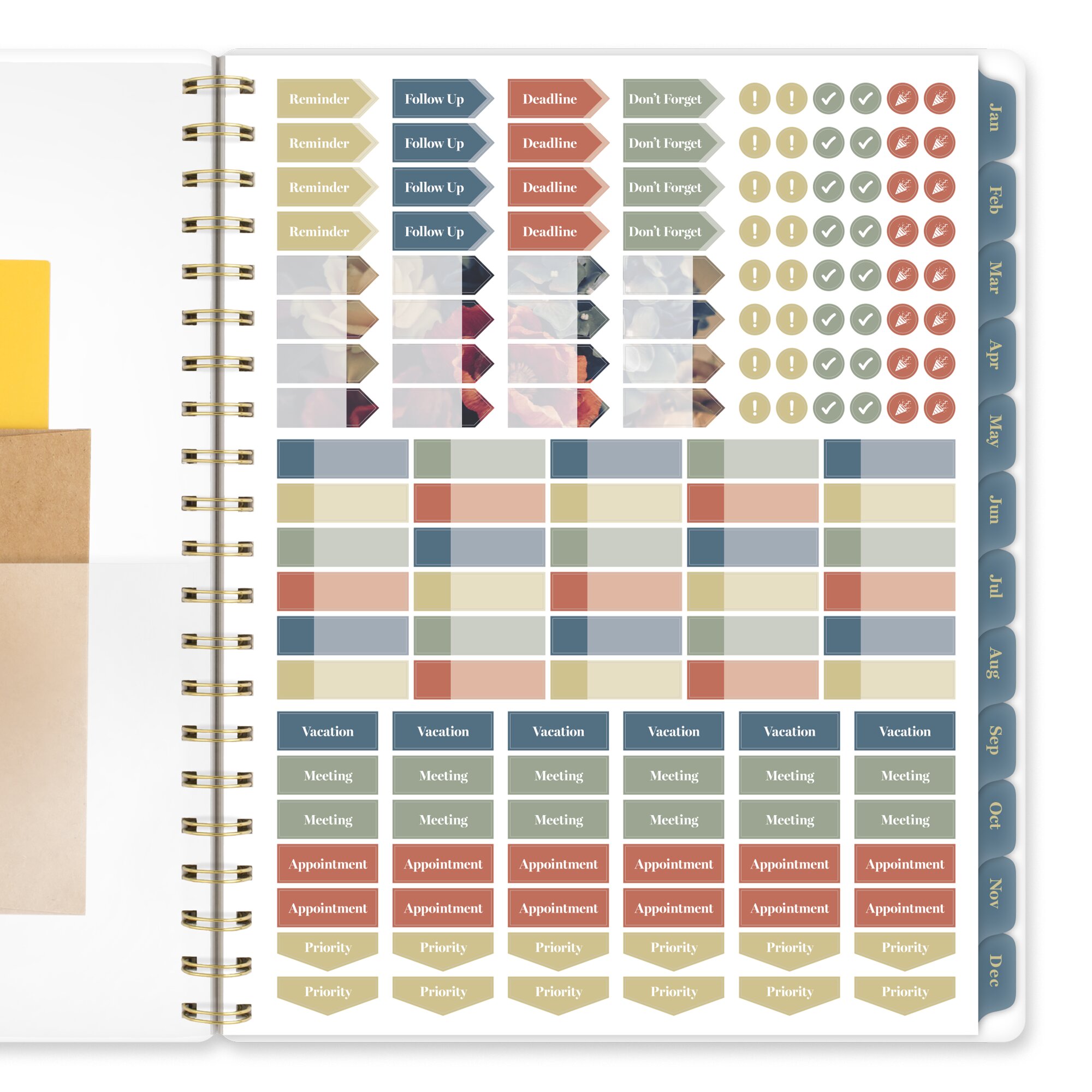 Cambridge Midnight Garden 2026 Weekly Monthly Planner Large 8 12 x 11 - Planners