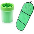 thumbnail image 2 of Limpiador de patas de perro con toalla, cepillo para limpiar las patas del perro, vaso portátil para limpiar mascotas, masajeador para perros y gatos, cuidado de las patas sucias (A), 2 of 5