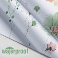 thumbnail image 6 of Floral Shower Curtain for Bathroom, Watercolor Sage Green Flower Bathroom Curtain, Vintage Plant Curtain Bath Decoration, Waterproof Fabric Shower Curtain Set with 12 Hooks, 72x78 Inches, 6 of 6