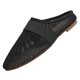 thumbnail image 1 of Mujeres Zapatillas de Verano de Moda Casual Transpirable Malla de Punto Cabeza Redonda Cerrada-Dedo Del Pie Deslizamiento en Mulas con Correa Elástica Tela de Malla Negra, 1 of 9