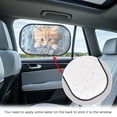 thumbnail image 3 of KUIFORTI Cat Car Window Shades for Kids, Cling Auto Window Shade for Baby In Car, Glare and UV Rays Protection, Suitable for SUVs, Minivans and Full Size Cars, 3 of 8
