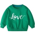 thumbnail image 5 of QIPOPIQ Chandails en Molleton Filles Manches Longues Chandail Col Rond Hauts Chemises Taille 3-14 Ans Vêtements Enfants Liquidation, 5 of 5