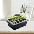 thumbnail image 4 of Seed Starter Tray with Grow Light Seed Starter Kit Seedling Tray Seed Starter Kit with Grow Light 12-Hole Tray with Light Extractor with White Label Nutrient Box Plastic Bowl Rectangular, 4 of 7
