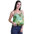 thumbnail image 2 of Moomaya Camisole Courte à Bretelles Spaghetti Imprimée pour Femmes, Hauts d'Été, 2 of 5