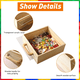 thumbnail image 3 of Organizador de almacenamiento de juguetes, caja de bloques de construcción con asa y tapas, cofre de exhibición de juguetes para niños de madera natural, 3 of 6